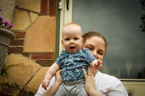 Sonja at eight months